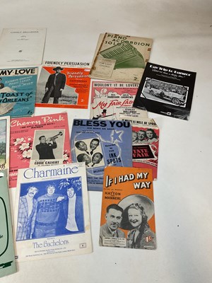 Lot 363 - A quantity of vintage sheet music including My...