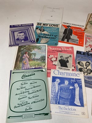 Lot 363 - A quantity of vintage sheet music including My...