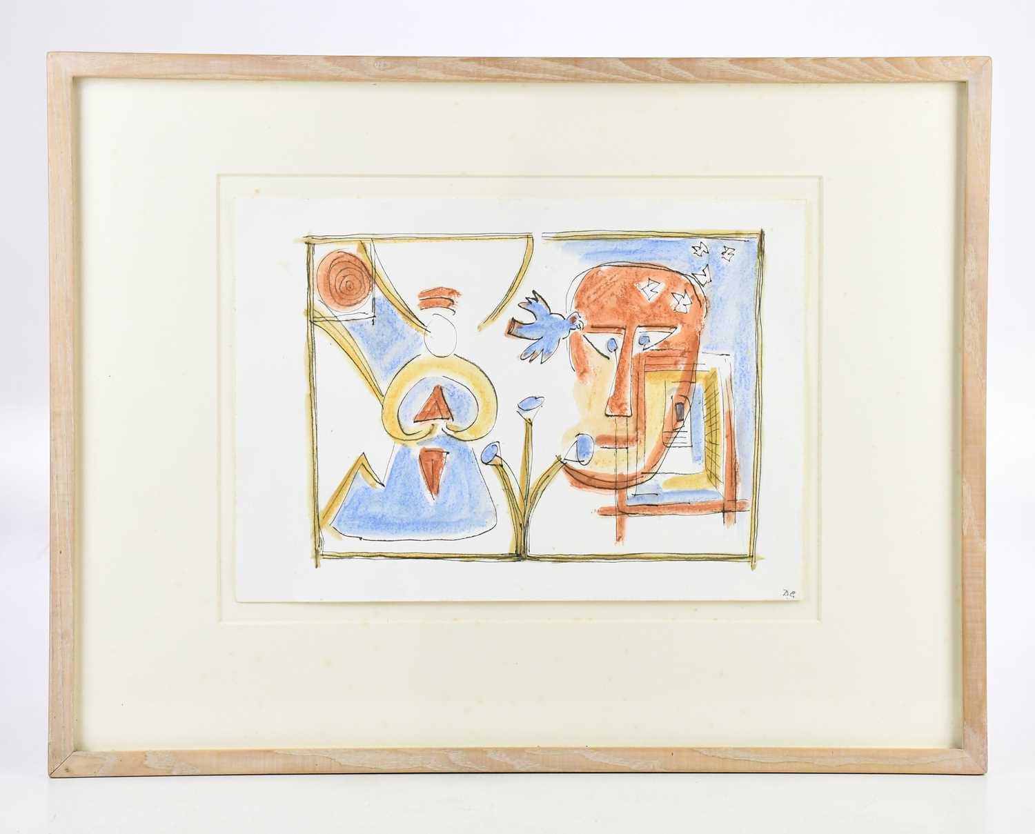 Lot 27 - DAVID GILBERT (1928-2016); ink and wash,...