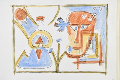 Lot 27 - DAVID GILBERT (1928-2016); ink and wash,...