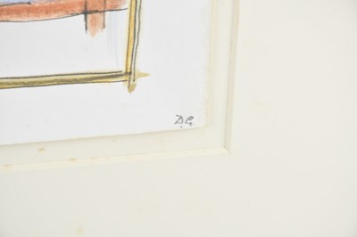 Lot 27 - DAVID GILBERT (1928-2016); ink and wash,...