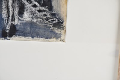 Lot 33 - DAVID GILBERT (1928-2016); ink and colour wash,...
