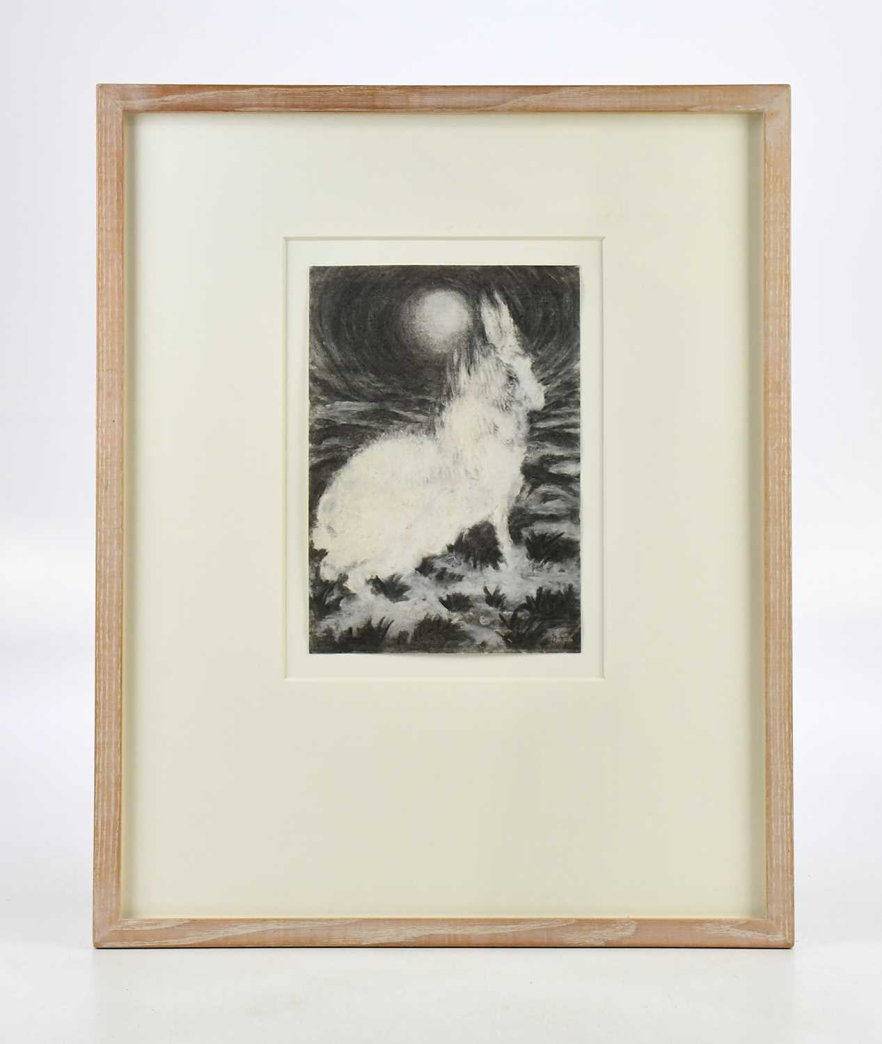 Lot 12 - DAVID GILBERT (1928-2016); charcoal and chalk,...