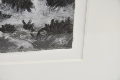 Lot 12 - DAVID GILBERT (1928-2016); charcoal and chalk,...