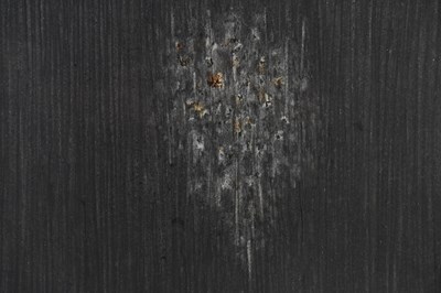Lot 18 - DAVID GILBERT (1928-2016); charcoal and...