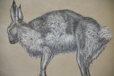 Lot 44 - DAVID GILBERT (1928-2016); pastel, charcoal...
