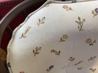 Lot 9 - ERCOL; a dark stained elm open arm chair with...