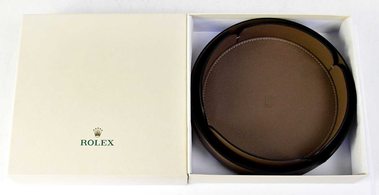 Lot 366 - ROLEX; the 'Prestige Caviar Crown Tray' set,...