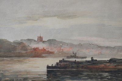 Lot 491 - WALTER CANNON (Exh 1908-1913); watercolour,...
