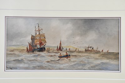 Lot 491 - WALTER CANNON (Exh 1908-1913); watercolour,...