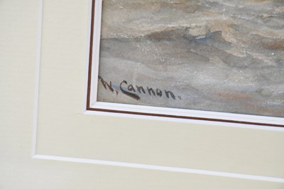 Lot 491 - WALTER CANNON (Exh 1908-1913); watercolour,...