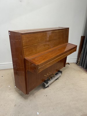 Lot 1664 - A modern upright piano, height 112cm.