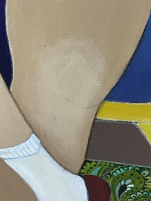 Lot 369 - ITZCHAK TARKAY (ISRAELI, 1935-2012); oil on...