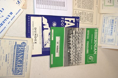 Lot 60 - SCOTTISH FOOTBALL PROGRAMMES; a group of...