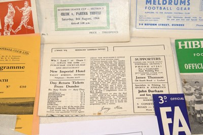 Lot 60 - SCOTTISH FOOTBALL PROGRAMMES; a group of...
