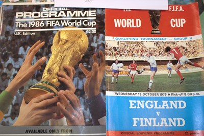 Lot 61 - ENGLAND FOOTBALL INTERNATIONALS; a group of...