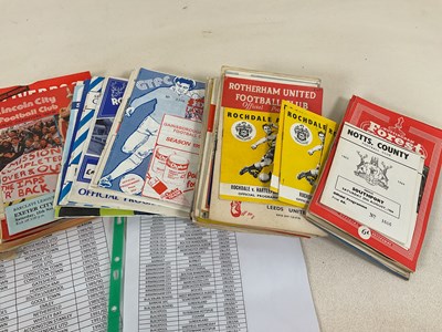 Lot 59 - A large collection of football programmes...