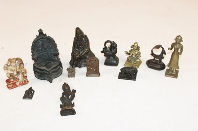 Lot 1163 - A group of Asian and Eastern metalware,...