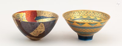 Lot 407 - MARY RICH (1940-2022); a porcelain bowl with...