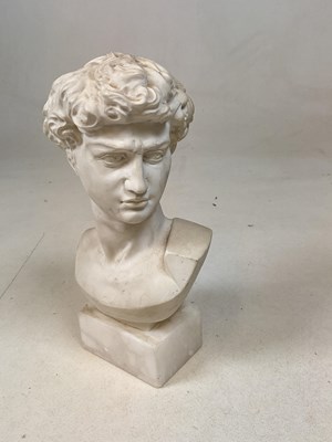 Lot 212 - AFTER PROFESSOR BESSI; a small bust of David...