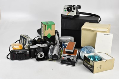 Lot 2482 - A collection of cameras and accessories, to...