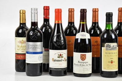 Lot 369 - RED WINE; thirteen bottles of mixed red wine...