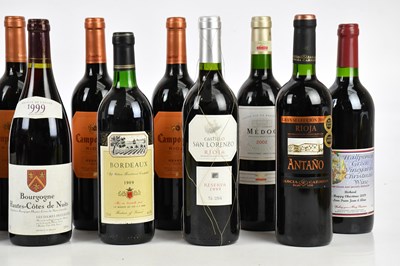 Lot 369 - RED WINE; thirteen bottles of mixed red wine...