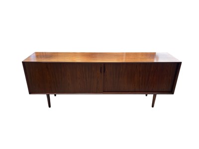 Lot 1004 - A Danish mid century rosewood sideboard, with...
