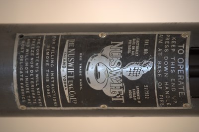 Lot 42 - NU SWIFT; a cut away model fire extinguisher...