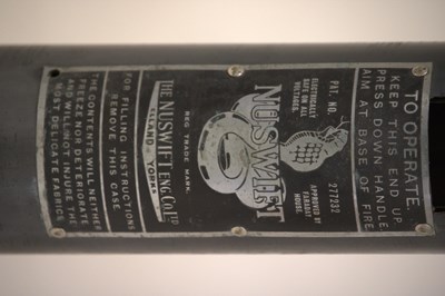 Lot 42 - NU SWIFT; a cut away model fire extinguisher...