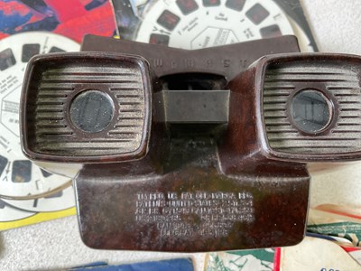 Lot 50 - VIEW MASTER; two stereoscope viewers with...