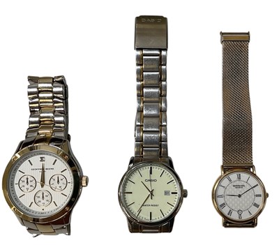 Lot 1490 - RAYMOND WEIL; a gentleman's 18ct yellow gold...