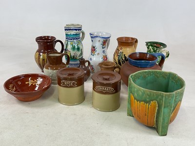 Lot 1152 - A group of decorative ceramics, including...
