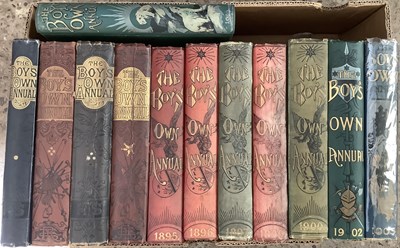 Lot 492 - BOYS OWN ANNUAL, a large broken run,...
