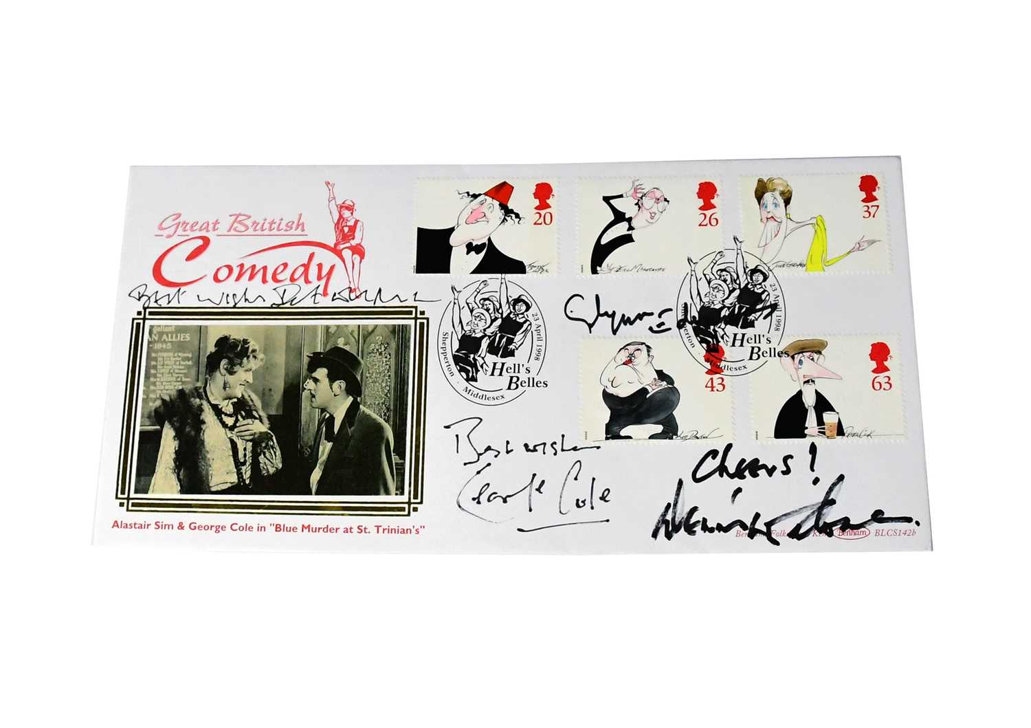 Lot 785 - MINDER; a first day cover bearing the...