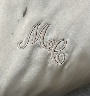 Lot 436 - A vintage full length silver fox fur coat.