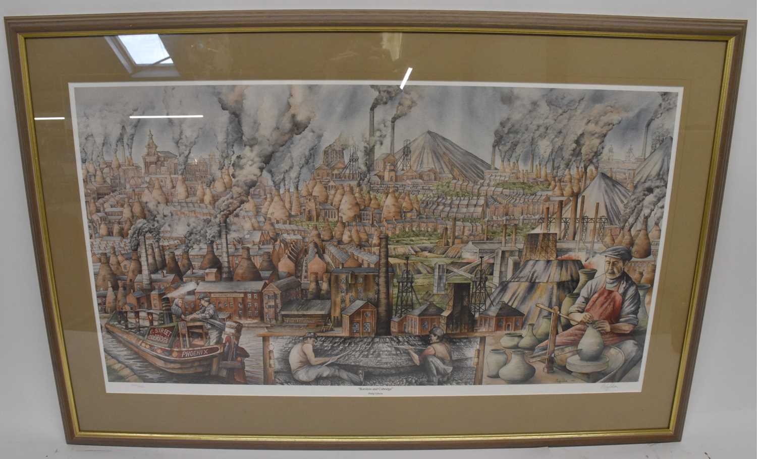 Lot 286 - PHILIP GIBSON; a signed limited edition print,...