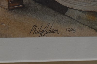 Lot 286 - PHILIP GIBSON; a signed limited edition print,...