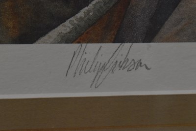 Lot 286 - PHILIP GIBSON; a signed limited edition print,...