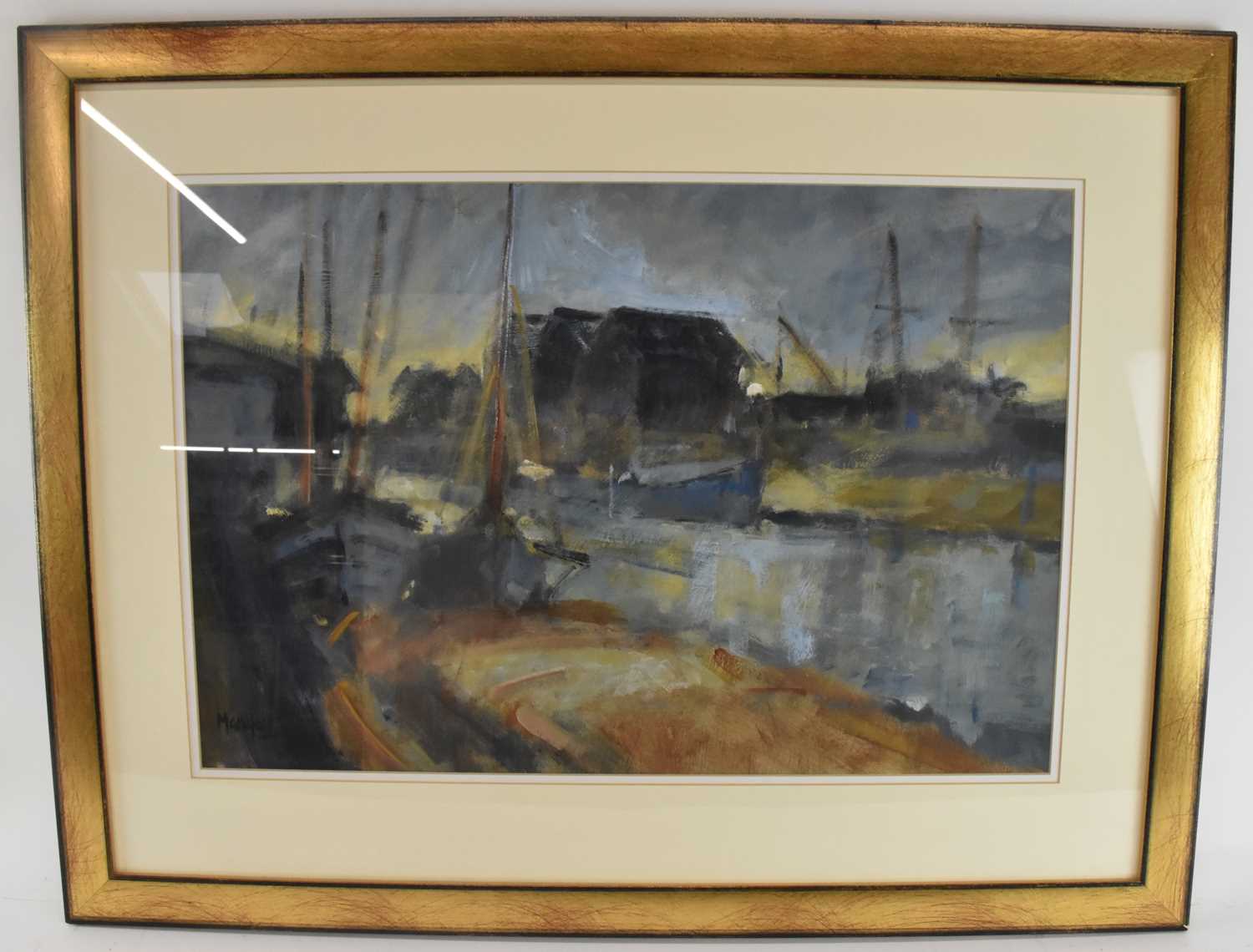 Lot 194 - DEBRA MANIFOLD (1961-2002); abstract pastel,...