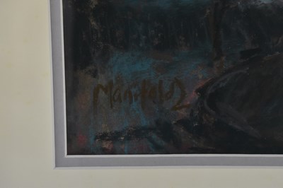 Lot 218 - DEBRA MANIFOLD (1961-2002); pastel, 'Teatime,...
