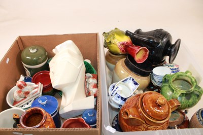 Lot 1142 - A large collection of ceramics, including a...