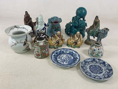 Lot 1169 - A group of Chinese ceramics, predominantly...