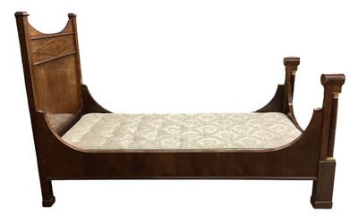 Lot 26 - A 19th century French Empire mahogany gilt...
