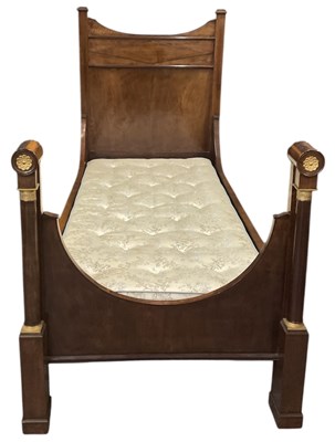 Lot 26 - A 19th century French Empire mahogany gilt...
