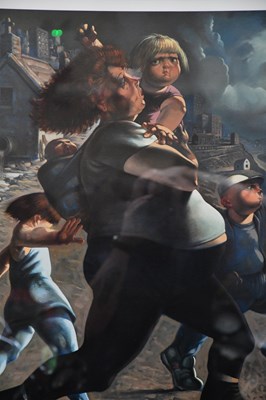 Lot 574 - PETER HOWSON OBE (Scottish, born 1958); ink...