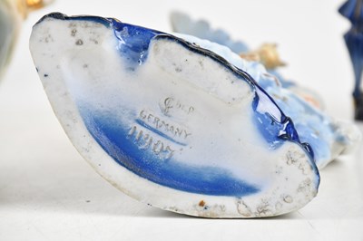 Lot 241 - Two Crown Pottery twin handled twin transfer...