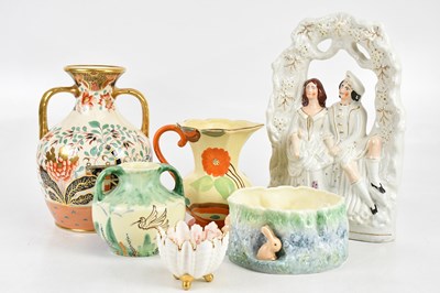 Lot 228 - A collection of decorative ceramics, including...