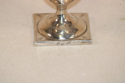 Lot 349 - RICHARD PERRIS; a George III hallmarked silver...