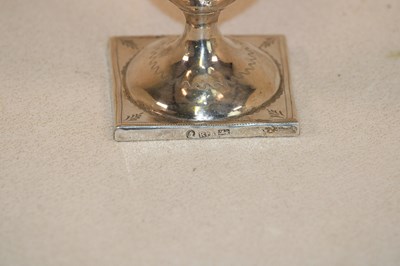 Lot 349 - RICHARD PERRIS; a George III hallmarked silver...